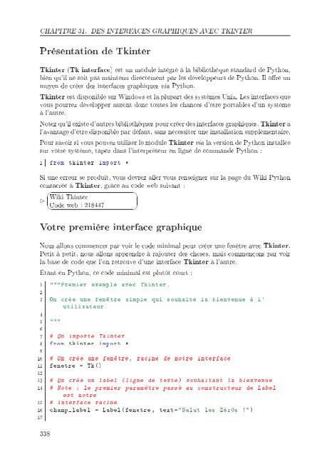 Apprenez à programmer en Python - Site du Zéro