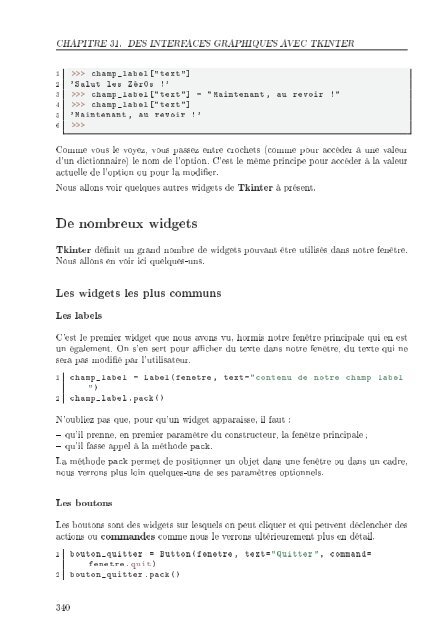 Apprenez à programmer en Python - Site du Zéro