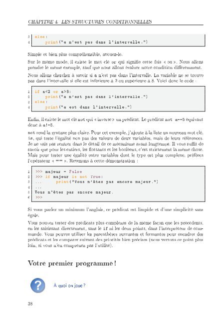 Apprenez à programmer en Python - Site du Zéro