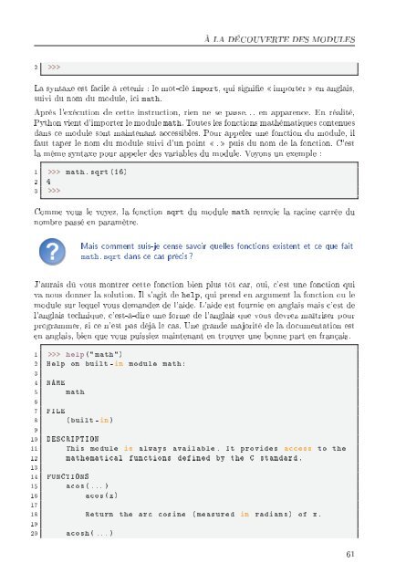 Apprenez à programmer en Python - Site du Zéro