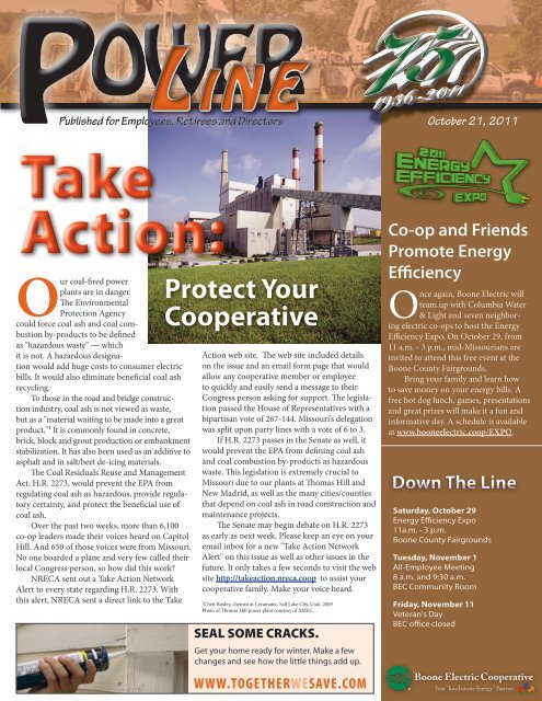 Boone Electric Co-op (Columbia, MO) Employee Newsletter