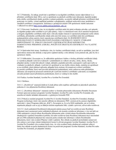 ADOBE Software License Agreement To view the Software License ...