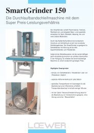 Loewer SmartGrinder 150 - TM Systeme+Maschinen