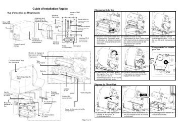 Guide d'Installation Rapide - TSC