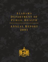 2001 - Alabama Department of Public Health