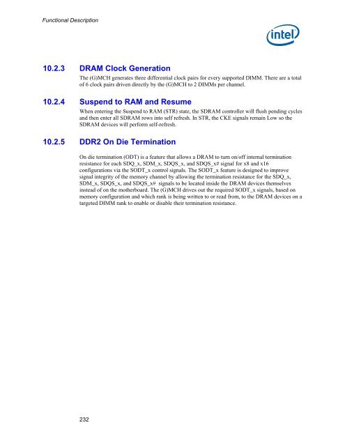 Intel® 945G/945GZ/945GC/ 945P/945PL Express Chipset Family ...