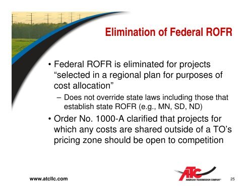 History and Future of Transmission, ATC - Wisconsin Public Utility ...