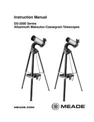 DS-2000MAK Generation II Maksutov-Cassegrain Telesopes - Meade