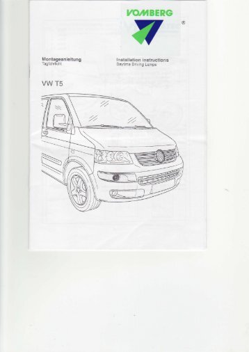 VW T5 Multivan Tagfahrlichter Chromdesign ... - Vomberg GmbH