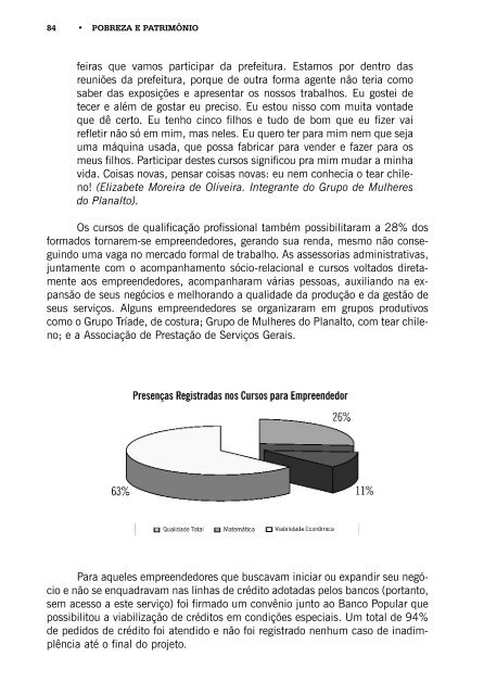 Pobreza e PatrimÃ´nio - Avsi