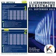 21. SEPTEMBER 2013 - Kulturforum Schorndorf