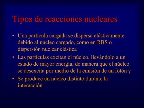 An AnÃ¡ Ã¡lisis por reacciones nucleares (NRA)