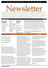 Newsletter 3 - Bioenergetica e societÃ 