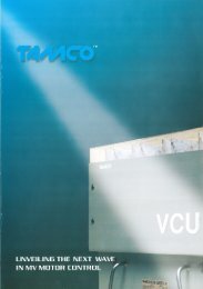 MV Motor Controlgear (VCU) - Tamco Switchgear