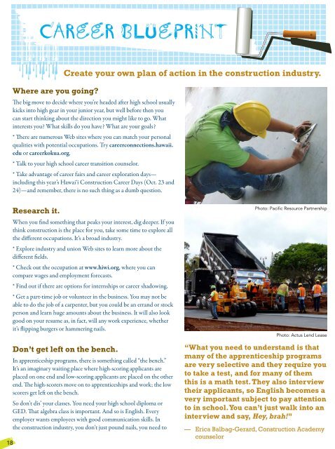 Hawaii Construction Career Day Guide