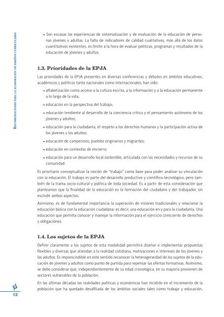 Educación Permanente de Jóvenes y Adultos - Repositorio ...