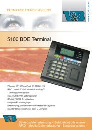5100 BDE Terminal - V&B Datentechnik AG
