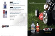 G1056 - AMSOIL Lawn and Garden Products ... - OilTek Solutions