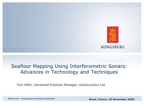 Seafloor mapping using interferometric sonars