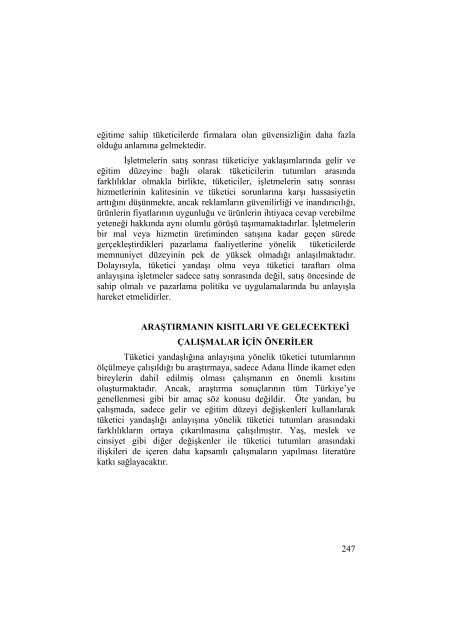 8. Ulusal Pazarlama Kongresi Kongre Bildiri Kitabı - İktisadi ve İdari ...