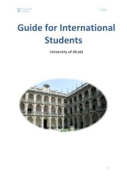 Guide for International Students - Universidad de AlcalÃ¡