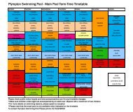 POOL TIMETABLE FOR JANUARY 2013 NEW ... - Everyone Active