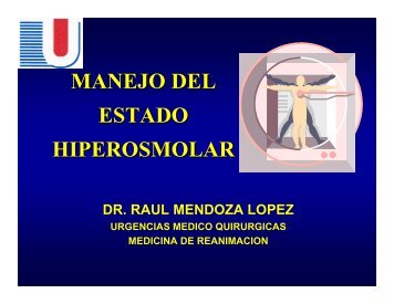 MANEJO DEL ESTADO HIPEROSMOLAR - Reeme.arizona.edu