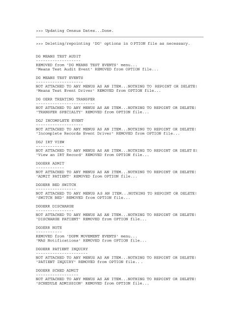 Patient Information Management System (PIMS) V. 5.3 Installation ...