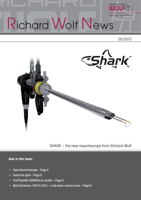 "Shark" â the new resectoscopes from Richard Wolf
