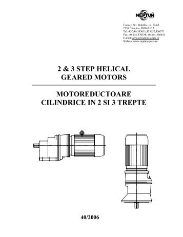 Descarca fisa tehnica - Neptun Gears