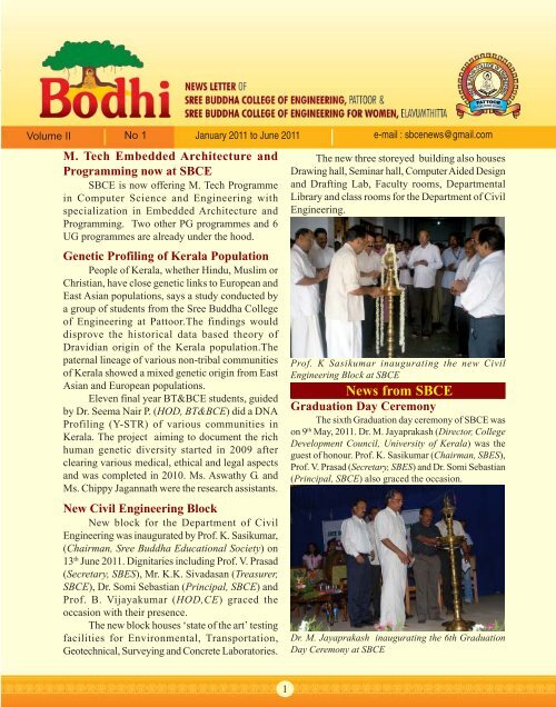 Bodhi 201 Rev 3.pmd - Sree Buddha College of Engineering