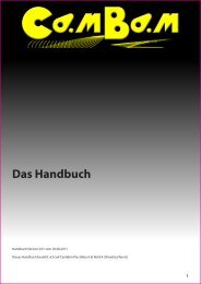 Das Handbuch - CamBam