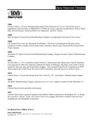 Dana Historical Timeline - Dana Corporation