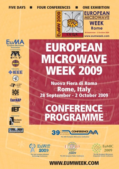 EUROPEAN MICROWAVE WEEK 2009