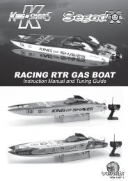 Manual - Atomik RC King Of Shaves Gas Boat - HRC Distribution