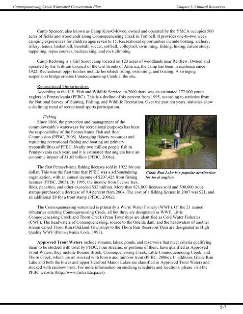 Connoquenessing Creek Watershed Conservation Plan - Western ...