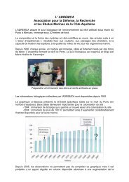 adremca - Observatoire de la côte aquitaine - Conseil Régional d ...