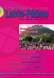 Fé na beleza espiritual e moral da vida - Diocese Leiria-Fátima