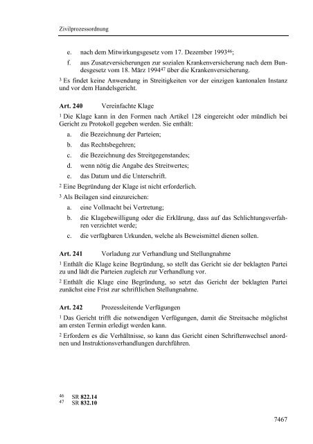 Schweizerische Zivilprozessordnung