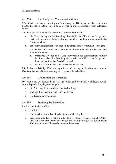 Schweizerische Zivilprozessordnung