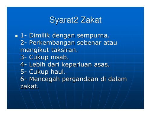 UNDANG-UNDANG ZAKAT DI MALAYSIA