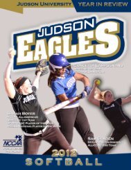 2012 - Judson University Athletics