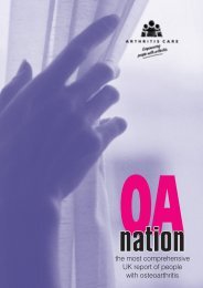 OA Nation Report - Arthritis Care
