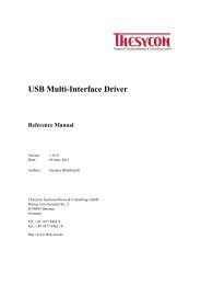 Thesycon 1394 Driver