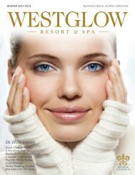 Winter 2011-2012 Newsletter - Westglow Resort & Spa