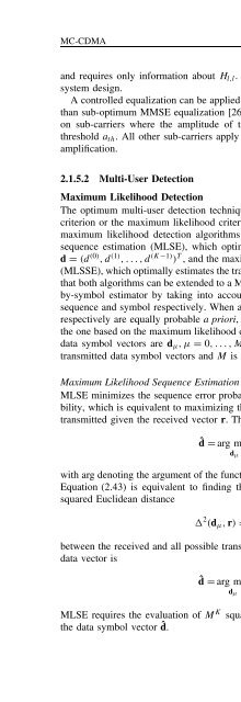 Multi-Carrier and Spread Spectrum Systems: From OFDM and MC ...