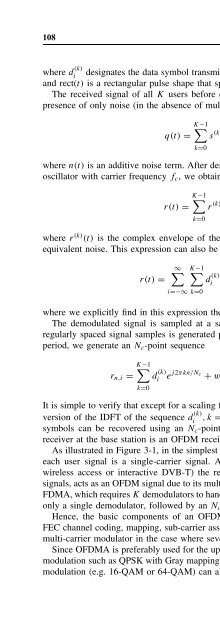 Multi-Carrier and Spread Spectrum Systems: From OFDM and MC ...