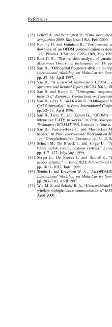 Multi-Carrier and Spread Spectrum Systems: From OFDM and MC ...