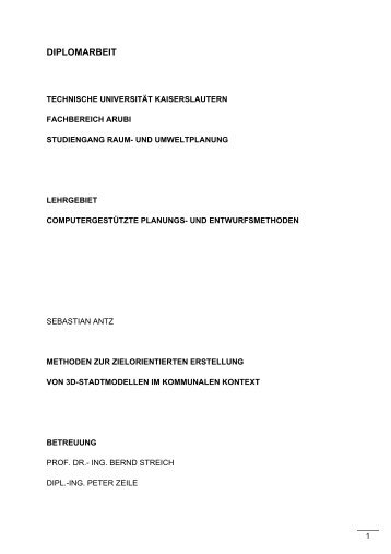 DIPLOMARBEIT - cpe - Universität Kaiserslautern