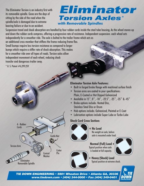 Eliminator Torsion Axle Triad Trailers